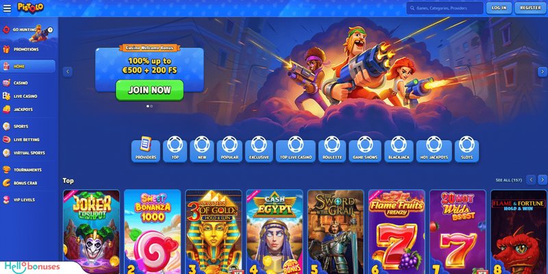 Pistolo casino login - Esplora Pistolo Casino Online: Giochi e Offerte Esclusive per gli Utenti